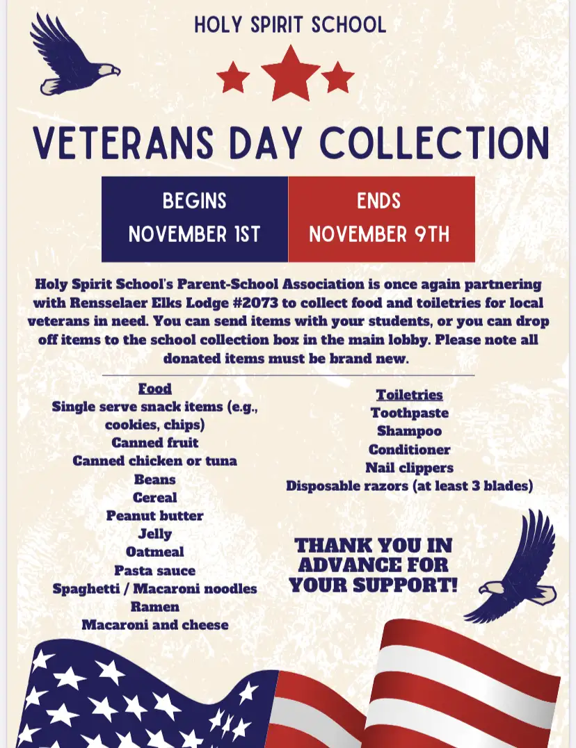 Please support our Veterans Day Collection 