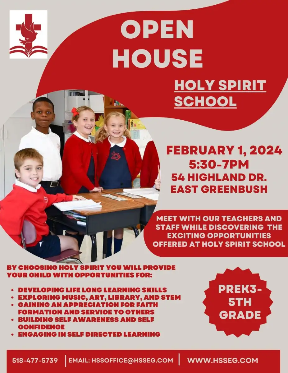 February 1 Open House and Registration begins 
